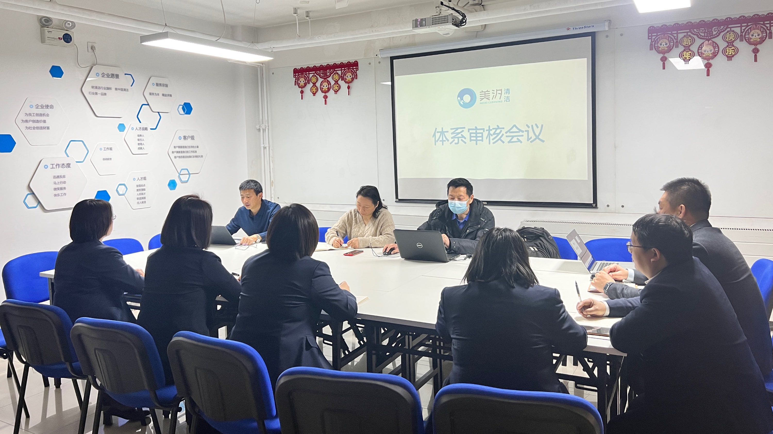 美汐清潔完成2023年三體系認(rèn)證工作，取得體系認(rèn)證證書(shū)